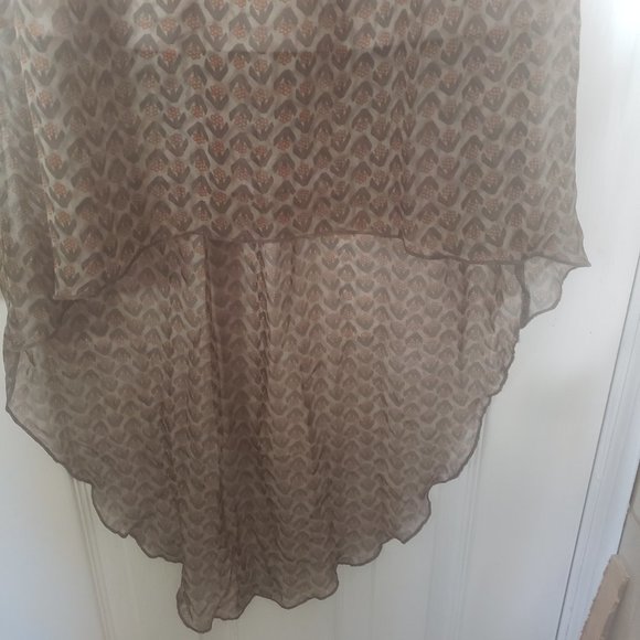 Lolas Collection Grey & Orange High-Low Sundress - Grey & Orange - Picture 2 of 9